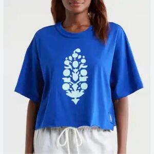 FP Movement by Free People Blue Graphic Tee